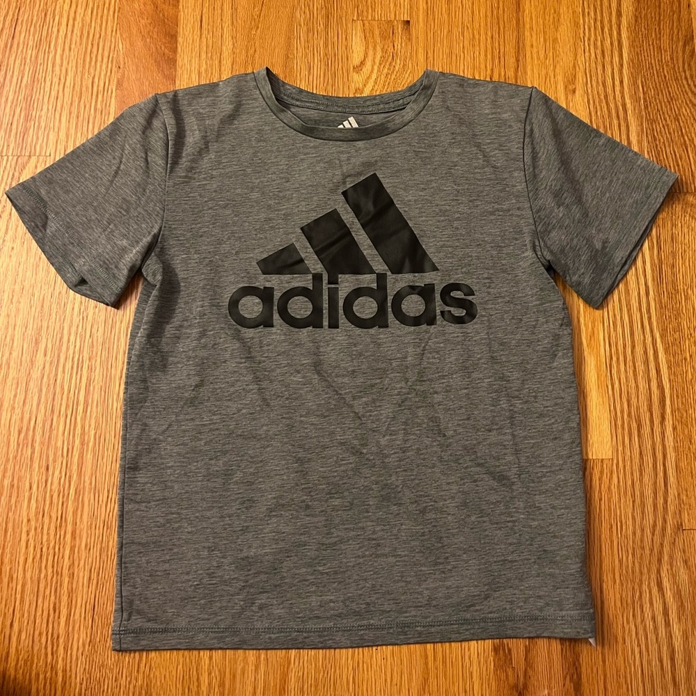 Adidas Kids Charcoal Gray Tee